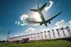 Aircraft on final approach-c-Heathrow Airport