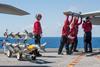 AIM-9X loading aboard USS Ronald Reagan