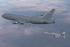 KC-46 with F/A-18